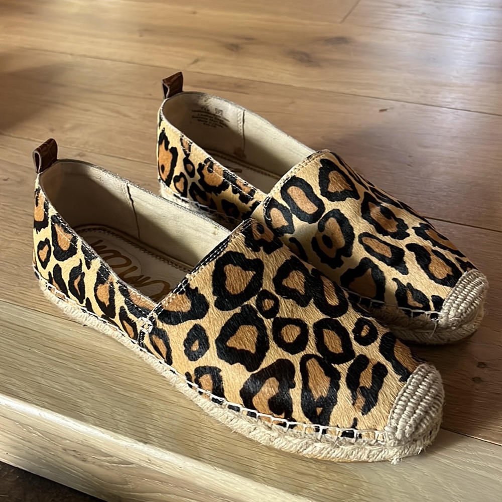 Sam Edelman Women's Khloe Espadrilles in Leopard